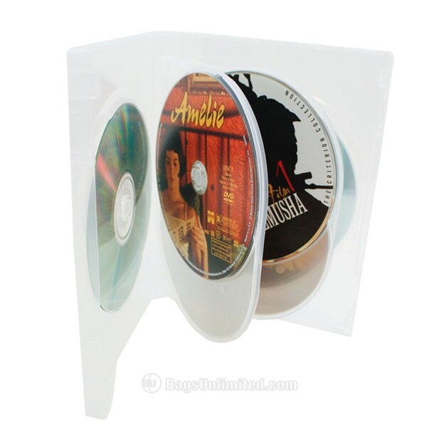 6 DVD Case - Clear Case and Trays.